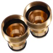 2 Pcs Copper Basin Conversion Head Garden Tap Adaptor Hose Nozzle Adapter