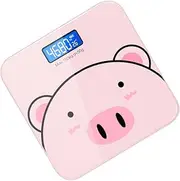 Minkissy Cartoon Weight Scale Lovely Electronic Weighing Scale Precision Home Body Weight Scale Charging -Shutdown