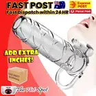 Headless Penis Sleeve Rabbit Vibrator Cock Ring Delay Extender Extension Sex Toy