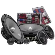 Massive Audio 6.5" 4-Ohm 150 Watts RMS High Quality 3-Way Component Speaker Kit