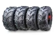 WANDA Premium 8 Ply UTV ATV Tires 23x8-11 front & 24x9-11 Rear Mud Sling