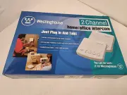 Westinghouse 2 Channel Wireless Intercom System NEW Just Plug In And Talk!