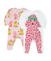 Stella McCartney Kids Poodle Printed Baby Onesie 1M Pink