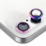 Tough On iPhone 16 / iPhone 16 Plus Camera lens Protector Tempered Glass Individual Ring Iridescent