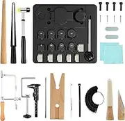 Ring Bending Machines, Ring Bending Tool Jewellery Making Tools, Spoon Ring Maker Machine Jewellery Making Kit with Nylon Dies Ring Measuring Set Ring Making Kit Complete Ring Bender Tool