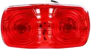 Truck-Lite Shock/Mount Two Bulb Replaceable Red 1211