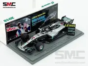 Mercedes F1 W09 #44 Lewis Hamilton Mexico GP 2018 5x World Champion 1:43 Spark