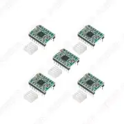 5xA4988 Stepper Motor Driver Module with Heat Sink For 3D Printer Reprap Max 35V