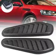 Air Flow Intake Hood Scoop Bonnet Vent Cover Universal Black Car Decorative