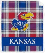 Pegasus Sports Officially Licensed NCAA Montana Grizzlies Bold Plaid Faux Shearling Soft Blanket