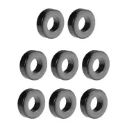 8pcs 9.2 x 18 x 6.5mm Ferrite Ring Iron Powder Toroid Cores Black Gray