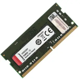 Kingston DDR4 3200MHz 8GB SODIMM 筆記型記憶體 (KVR32S22S8/8 KVR32S22S6/8) 香港行貨