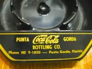 PUNTA GORDA COCA COLA BOTTLING COMPANY ASHTRAY 1950's FL , FLA , FLORIDA NEW