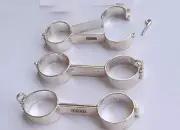 Correcting Spraddle OR Splayed leg birds treatment SILVER bracelet-3 pcs