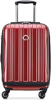 [DELSEY PARIS] Helium Aero Hardside Expandable Luggage with Spinner Wheels, Brick Red, Carry-On 19 Inch, Helium Aero Hardside Expandable Luggage with Spinner Wheels