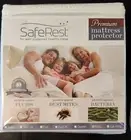 SafeRest Mattress Protector – King, Premium, Cotton, Waterproof Mattress Cover