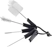 [CAFEMASY] 5pcs Espresso Brush Cleaning Set - Barista Tools for Coffee Machine, Group Head, Steam Wand, Milk Frother, Drip Tray, and Mug