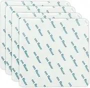 Rug Pads Grippers, 4Pcs Anti Slip Grippers Mat Washable Grippers For Rug Carpet Runners Stoppers for Wooden Floor and Tiles Keep Rugs in Place Make Corner Flat (10x10cm)
