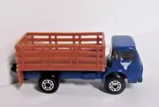 MATCHBOX 1970 CATTLE TRUCK w/BLUE CAB RARE SUPERFAST ROLLS 100% MINT