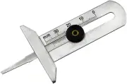 Tyre Tread Depth Gauge, Portable Tyre Thread Depth Measuring Tool Stainless S...