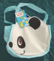 Kids Light Blue Panda Raincoat Japan Kawaii Cosplay Anime Cartoon Child