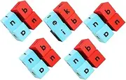 Kisangel 20pcs Dice Dice for Party Games Math Teaching and Home Entertainment Lightweight Sturdy and Safe Design for Fun Activities