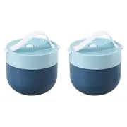 1 Set Portable Breakfast Cup Soup Cup Practical Food Container Milk Container
