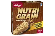 2 x Kellogg's Nutri Grain Original Cereal Bars 5 Pack 110g