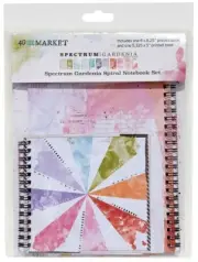 49 And Market Spiral Notebook Set-Spectrum Gardenia - 2 Pack