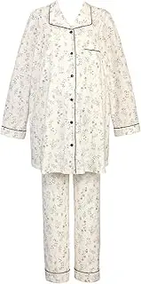Wacoal MATERNITY(ワコールマタニティ) Wacoal MFY245 Women's Maternity Pajamas, 100% Cotton (Main Body) Considering Maternity Body Changes, Nursing Openings, Long Sleeve, Long Sleeve Pants, for Both Prenatal and Postpartum Use