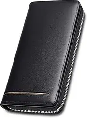 [KXUISDUJ] Men's Large Capacity Clutches, Multi-Card Anti-Degaussing Card Cases, Business (D,20.5 * 10.5), D, 20.5*10.5
