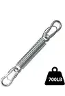 Maky Outdoors Chair Swing Hanging Kit - Spring, Heavy Duty, 2 Carabiners, Safety