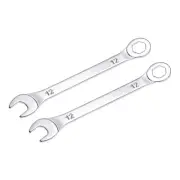 Thin 6 Point Combination Wrench Metric High Carbon Steel 12mm 2Pcs