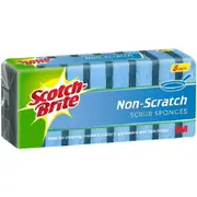 Scotch-Brite Non-Scratch Scrub Sponge Scourer Pack 8