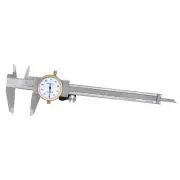 150mm Stainless Steel Dial Caliper 6'' Shockproof 0.01 Graduation Shock Proof