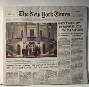 The New York Times February 23, 2021 JUSTICES DENY BID BY TRUMP TO HIDE TAX...