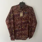 NWT Patagonia Houdini Jacket Fitz Roy Patchwork Night Plum Full Zip Women’s M