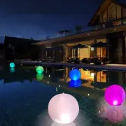 Floating Pool Lights with 16 Colors Waterproof