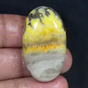 48.95 Ct Bumble Bee jasper 100% Natural Yellow Oval Cabochon Gems for Jewelry