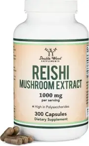 Mushroom Supplement Complex - 1,000mg support the immune system