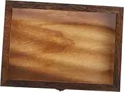 NOLITOY Butterfly Enclosure Specimen Storage Box Wooden Frame Case Display Lid Style