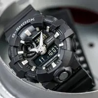 在飛比找momo購物網優惠-【CASIO 卡西歐】G-SHOCK 強悍粗曠時尚潮流錶-黑