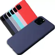 For iPhone 16e 15 14 13 12 11 Max XR XS 7 6 Silicone Case Soft Slim Rubber Cover