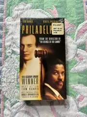 Philadelphia On VHS Factory Sealed Brand New Denzel Washington Tom Hanks