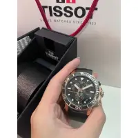 在飛比找蝦皮購物優惠-Tissot seastar 1000 玫瑰金款 三眼石英錶