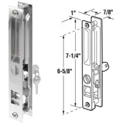Prime-Line Flush Mount Standard Hook Sliding Patio Door Handle Set C 1075