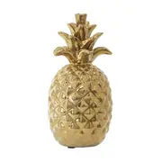Charlie & Co. Gold Pineapple Decor
