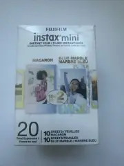 Fujifilm Instax Mini 2-Pack Instax Film - 20 Sheets - Blue Marble/Macaron