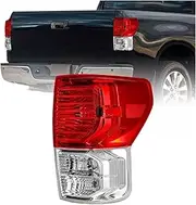 Compatible With Toyota Tundra 2010-2013 Halogen Tail Light Rear Bumper Light Tail Stop Brake Lamp Turn Signal Warning(Right)