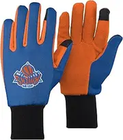 FOCO Forever Collectibles New York Knicks NBA Colored Texting Utility Gloves Team Color One Size GLVWKNBCLTXT